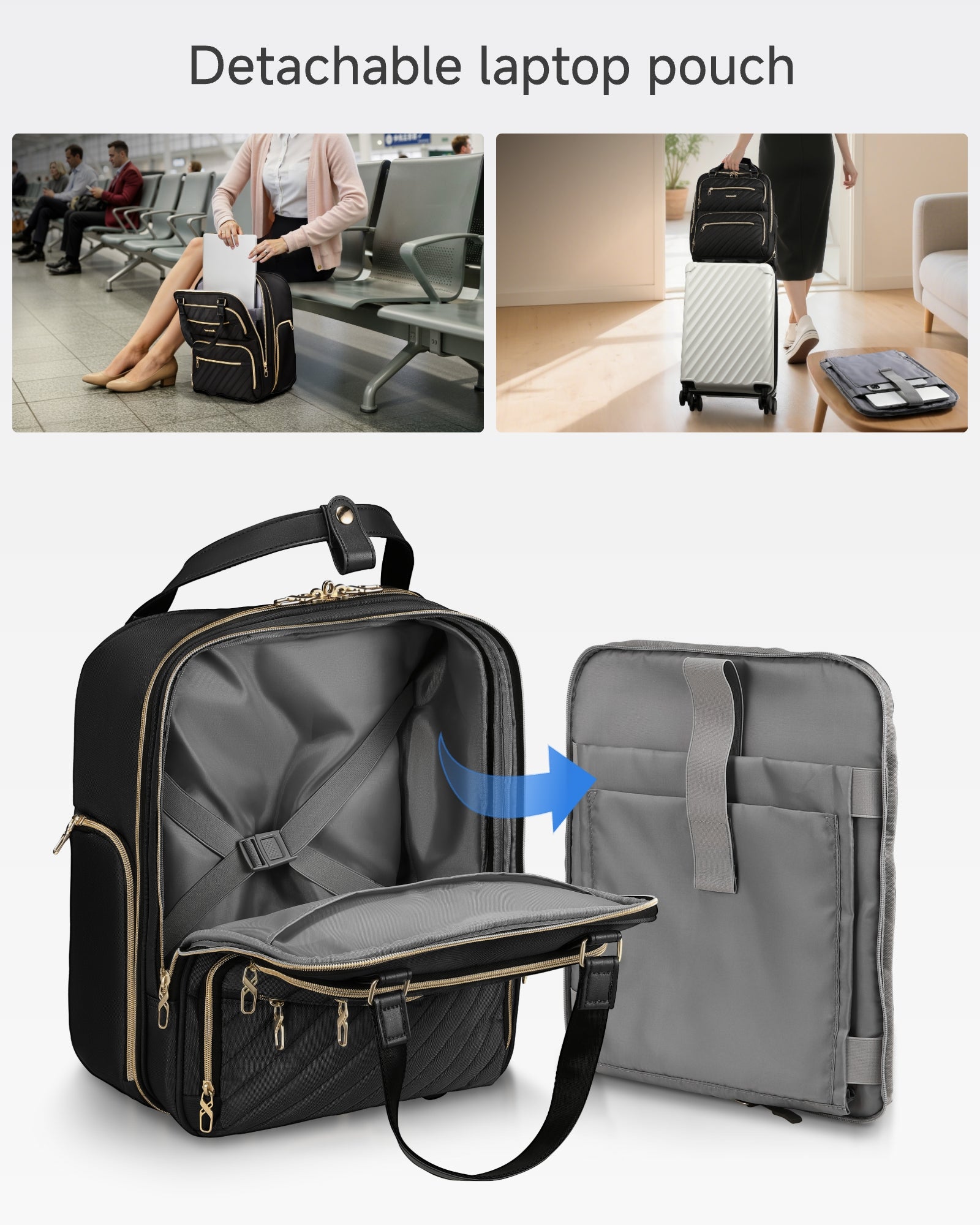 Luggex UDK Core| Underseat Carry On with Wheel | 16 Inch Cafe Latte 05._180_f2f04eea-05d1-45c3-9c93-4744d7095dc0
