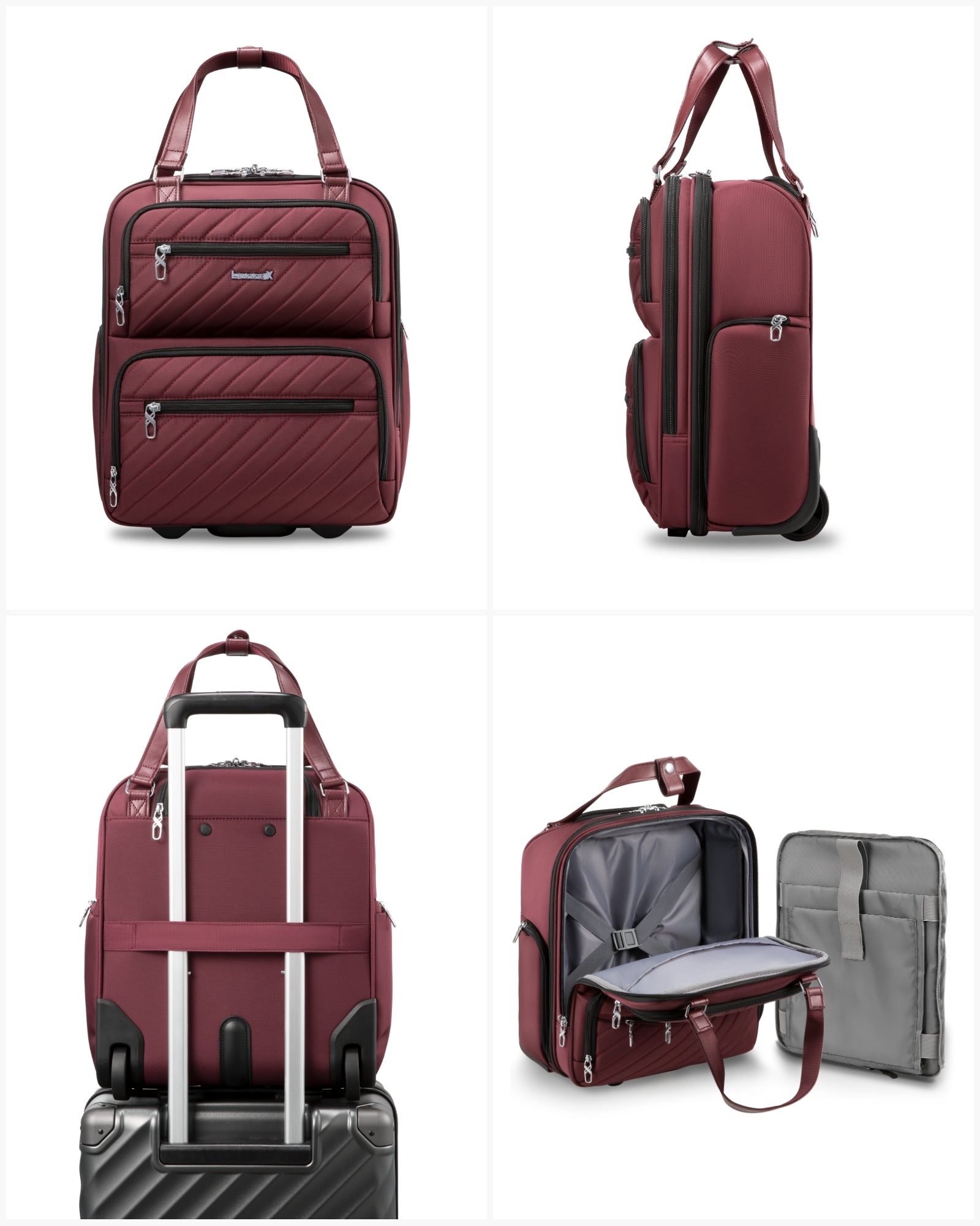 Luggex UDK Core| Underseat Carry On with Wheel | 16 Inch Dark Scarlet 2e58d413f30a84fe6249c1e2790f6cbd_e0cfbbc8-6d34-4a08-99b9-0bfda79e689a
