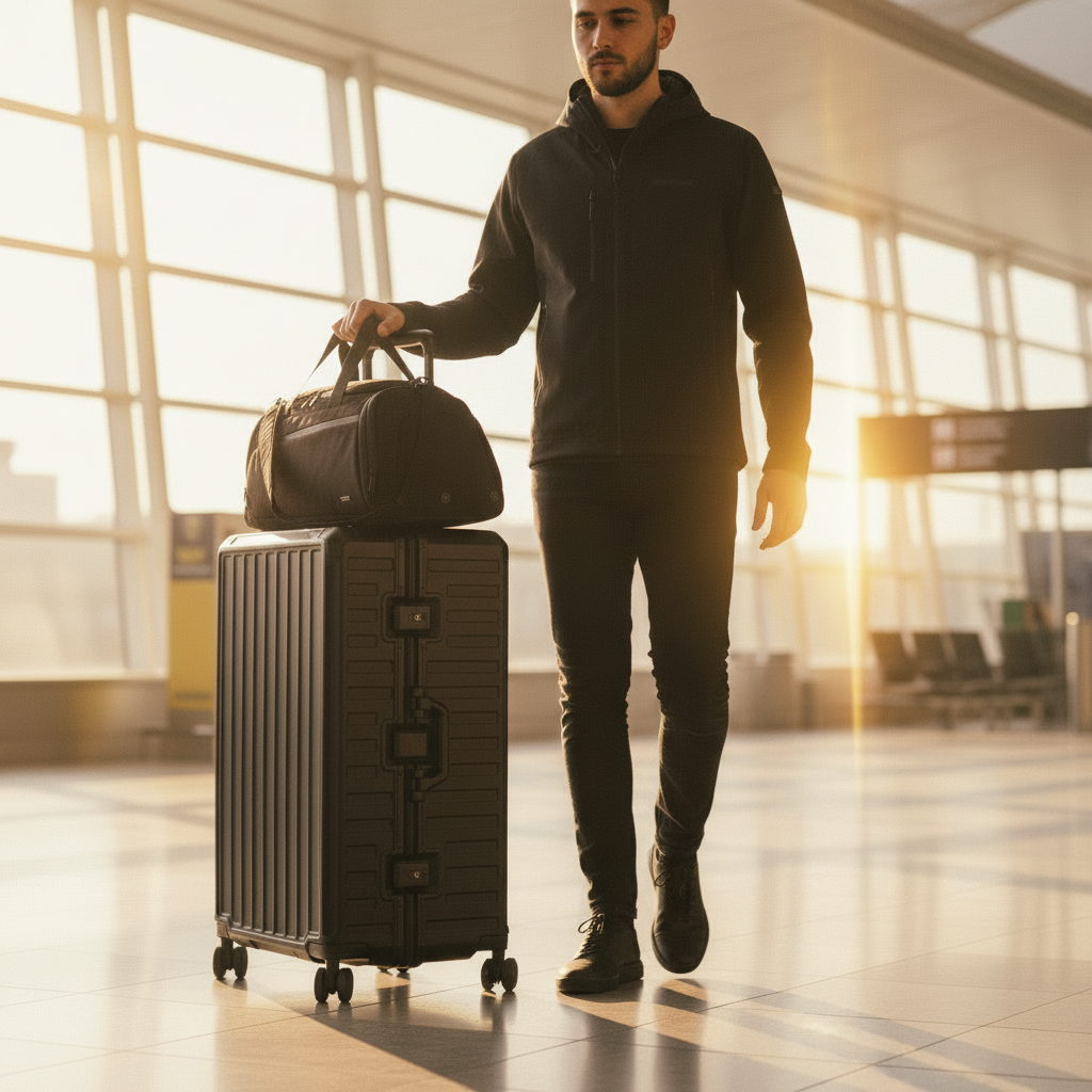 ZX Check-In 30'' Trunk | Zipperless Aluminum Frame, TSA Lock Black 9022a705161ff42b7879d88f1fd6d0e8_96291dd3-805d-452b-bbab-28c6f0f027d7