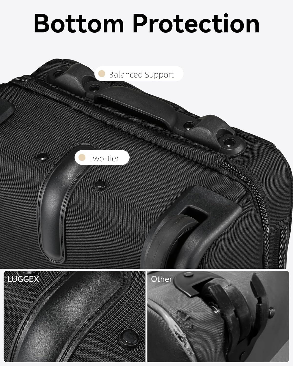 Compact Underseat Carry-On Luggage with Smooth-Spinning Wheels, FAA-Approved Dimensions for Airline Cabin Storage, Durable Wheeled Underseater Bag