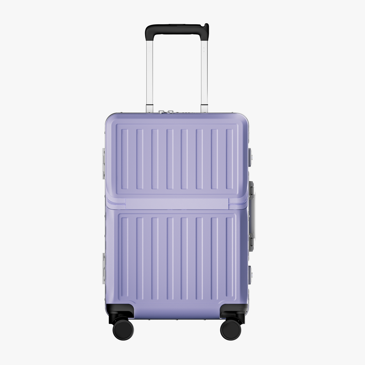LUGGEX SF81-M1 21-inch Purple carry-on, front closed #color_purple