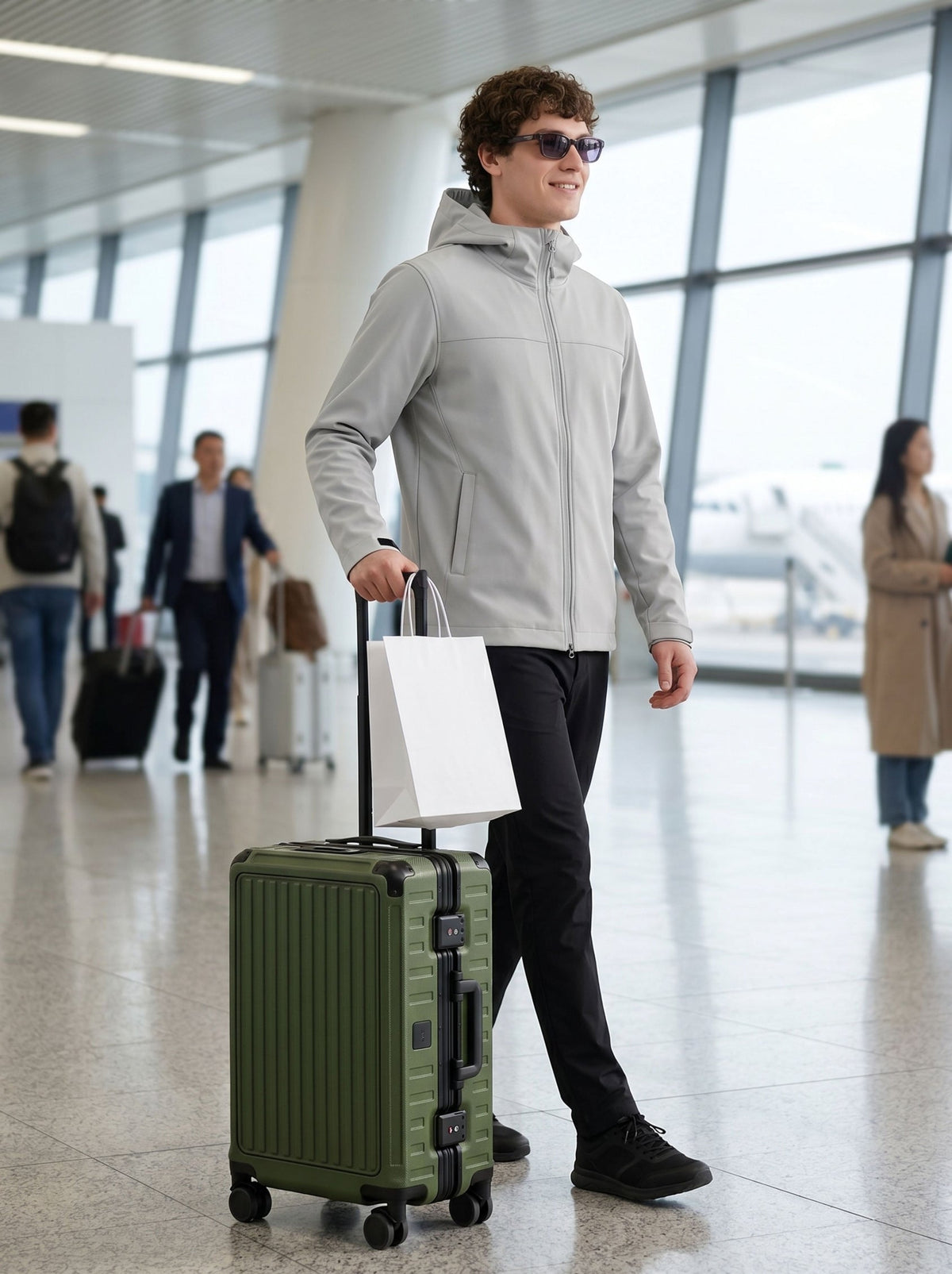 How to get through airport security faster with a front-opening carry-on luggage