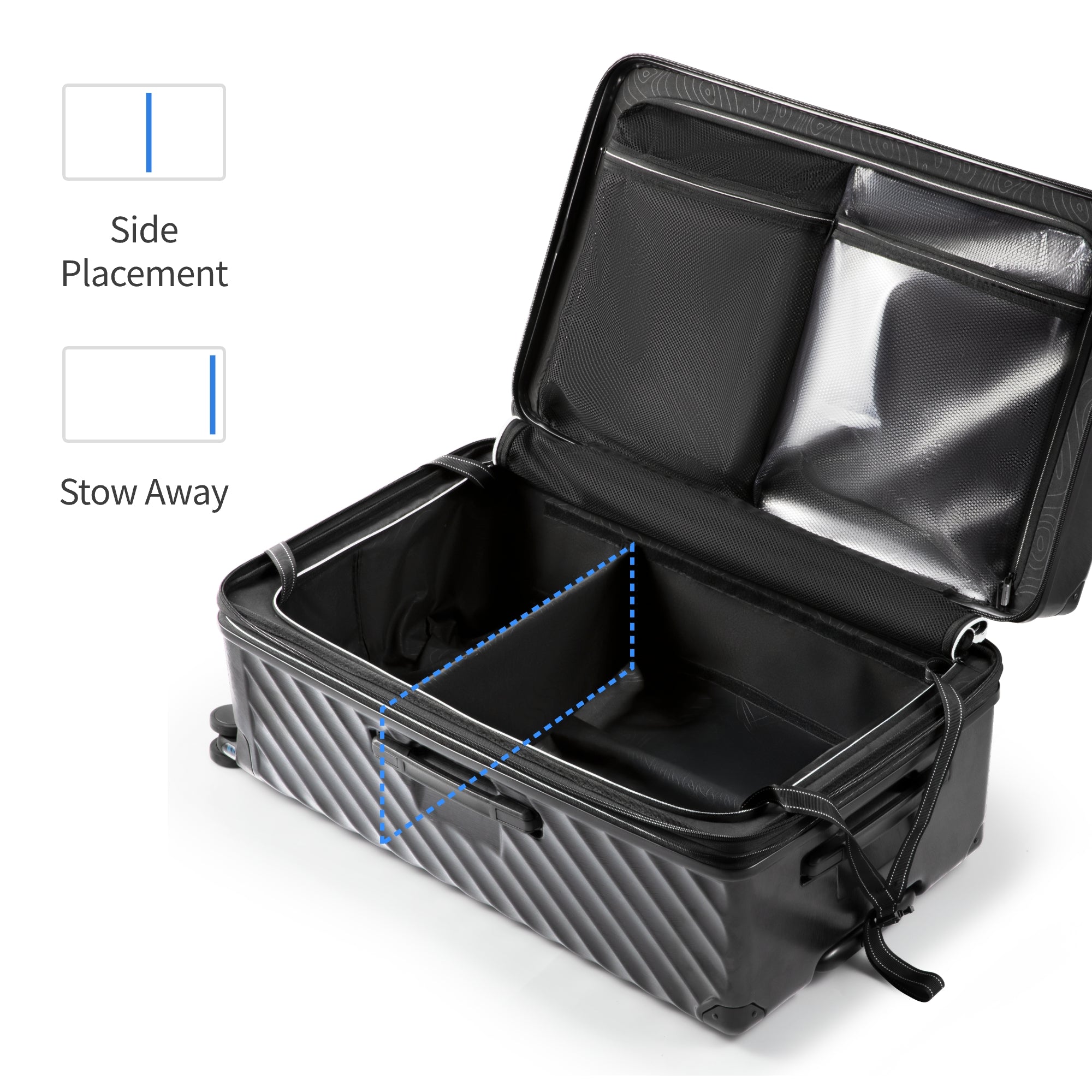 Luggex Adventure-Proof Trunk | Deep Capacity & Expandable Design(24 Inch) 24-Inch Black 11_1x_b32fbc2e-0c85-4243-b18d-27cd1b510660