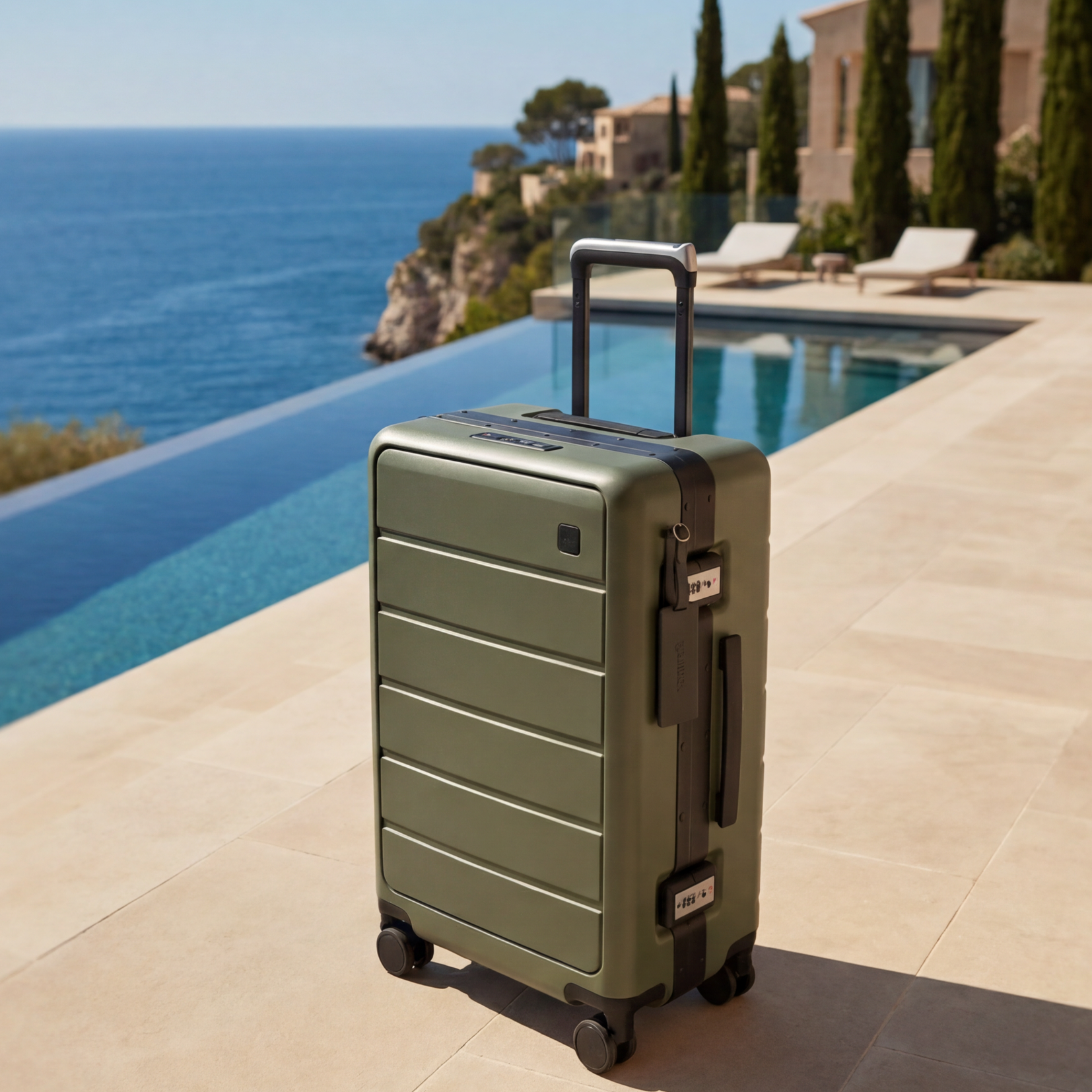 ZX HUP Bigger Carry-On | Zipperless · One-Click Aluminum Frame 128