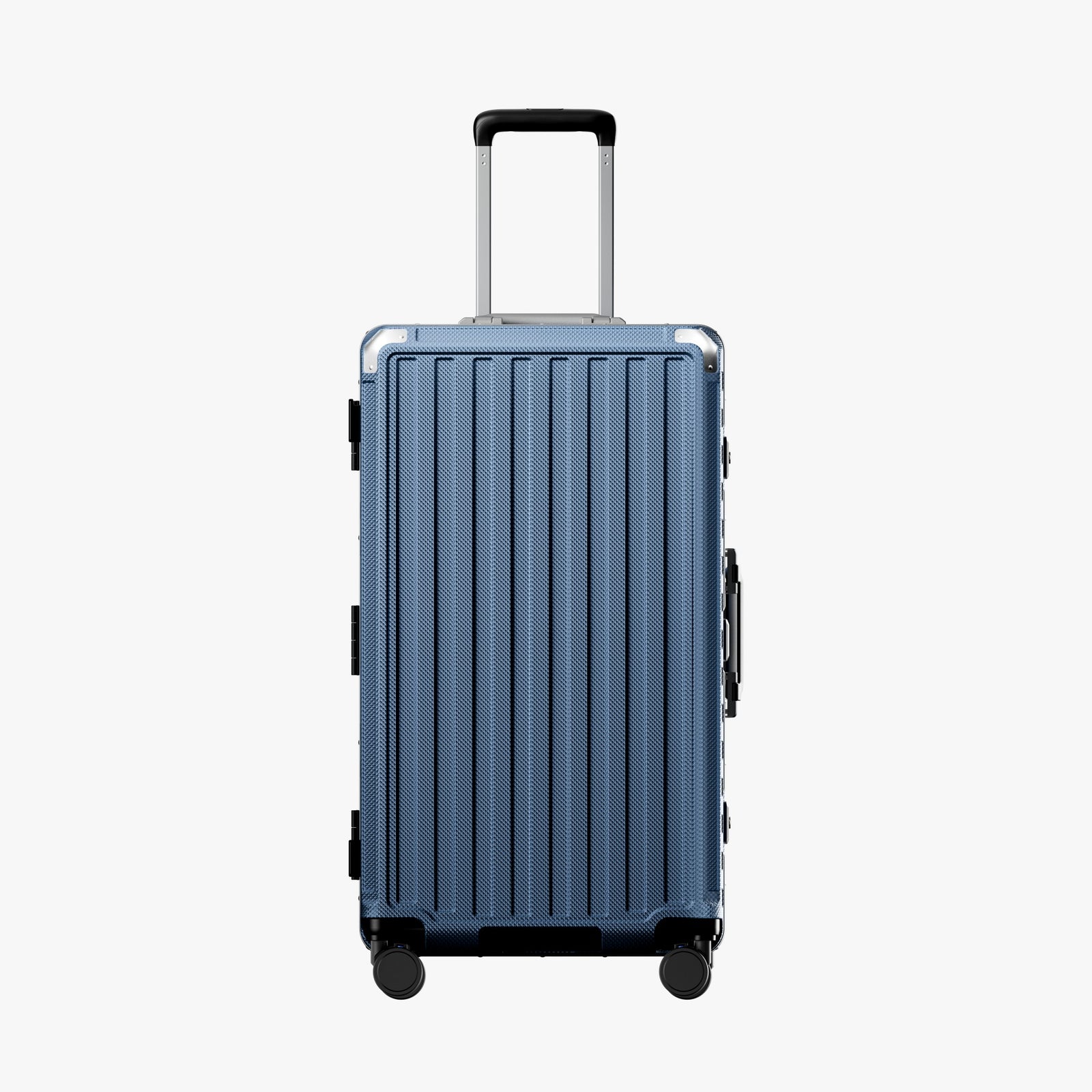 100% polycarbonate hard shell, and reinforced aluminum frame for durable protection and long-term travel use. 