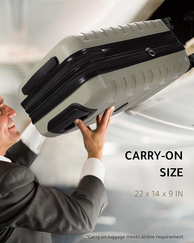 LUGGEX Lightweight Carry On | Expandable, Effortless Elegance, High Bounce (20 Inch)