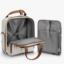 Underseat Carry On with Wheel | 16 Inch (Cream White) 1x-6_3696f989-5e8a-4d27-a6b7-8e19fc9be599