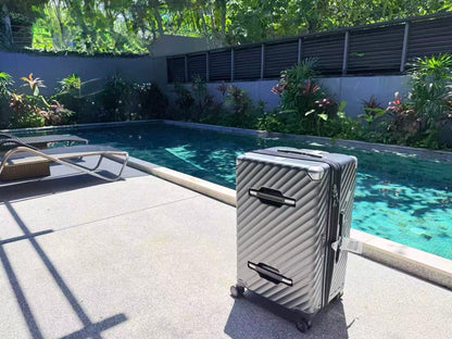 Luggex Adventure-Proof Trunk | Deep Capacity & Expandable Design (28 Inch) 28-Inch Black 20251105-150601