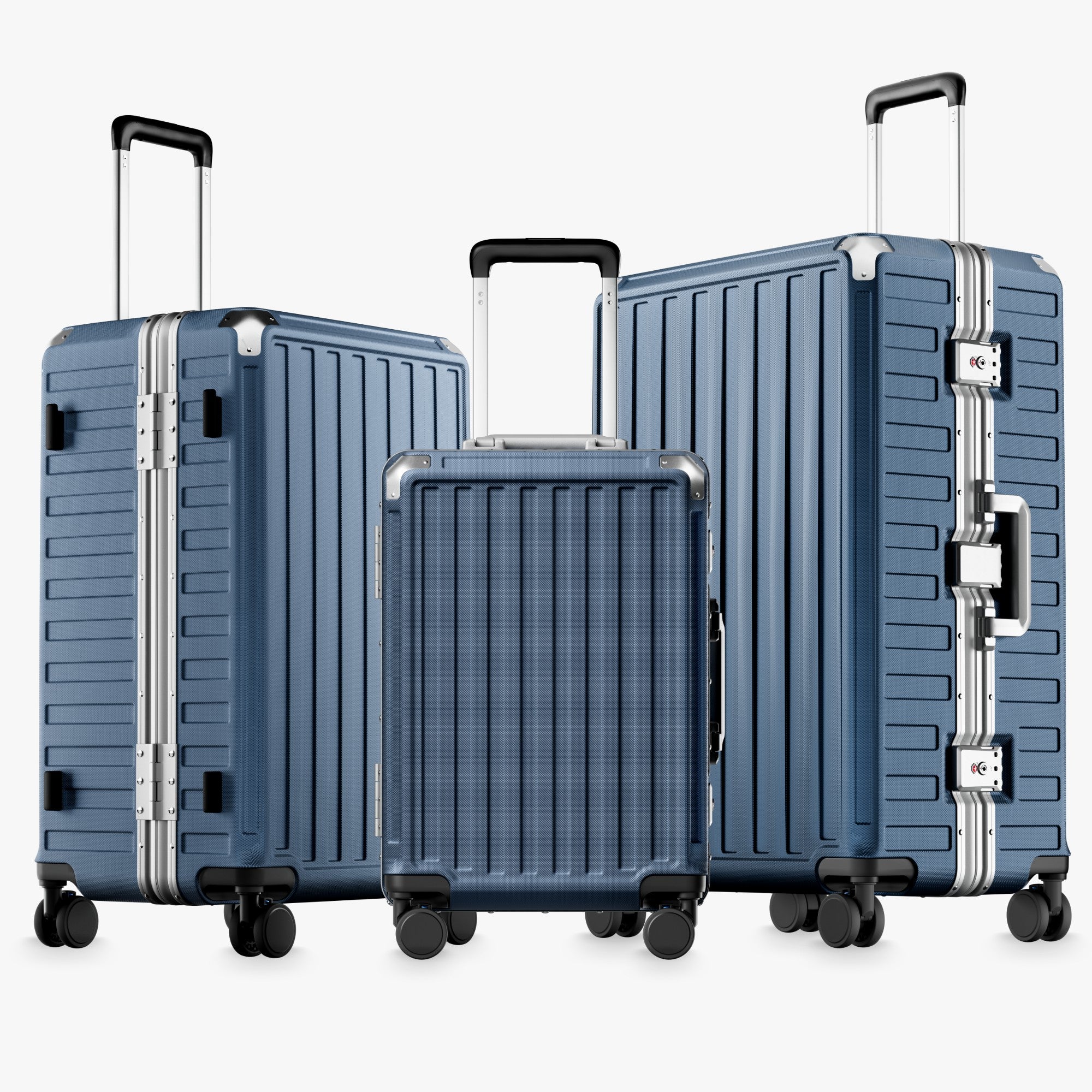 ZX Family Set | 3-Piece Zipperless Aluminum Frame Luggage (20