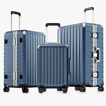 100% polycarbonate hard shell, and reinforced aluminum frame for durable protection and long-term travel use. 