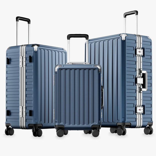 ZX Family Set | 3-Piece Zipperless Aluminum Frame Luggage (20