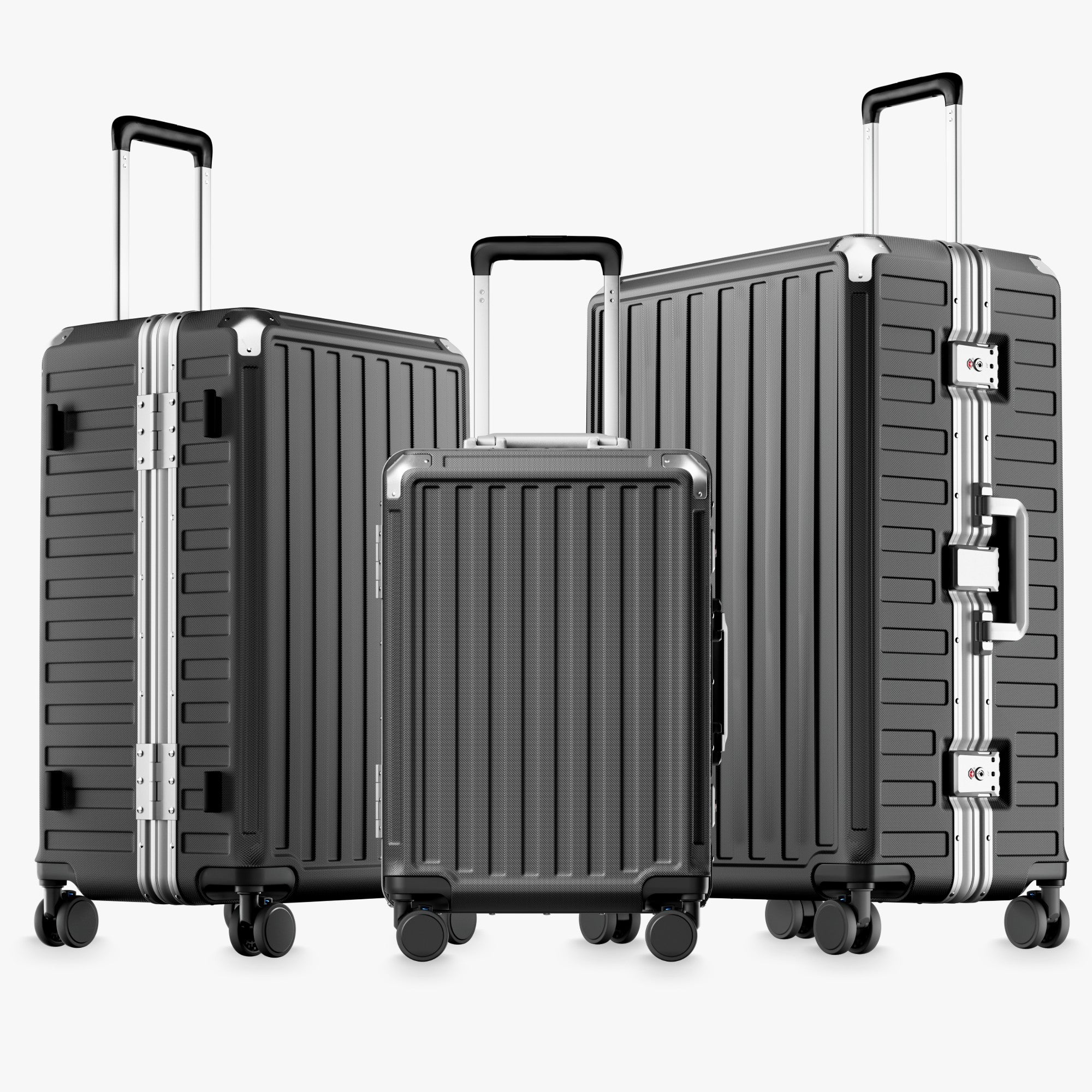 ZX Family Set | 3-Piece Zipperless Aluminum Frame Luggage (20
