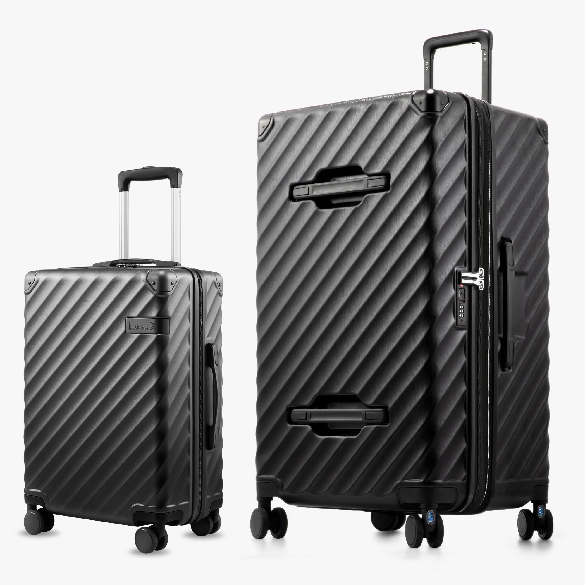 LUGGEX Enhance Set | Carry-on & Trunk (20''+28'') Charcoal 20_28in_1x_fed8442b-fa35-4fb6-8d50-3b90c05e21cc