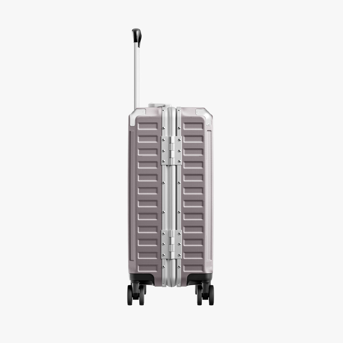 Luggex aluminum frame luggage suitcase set, 20-inch carry-on and 28-inch checked luggage withComfort Grip side handle and smooth rebound design
