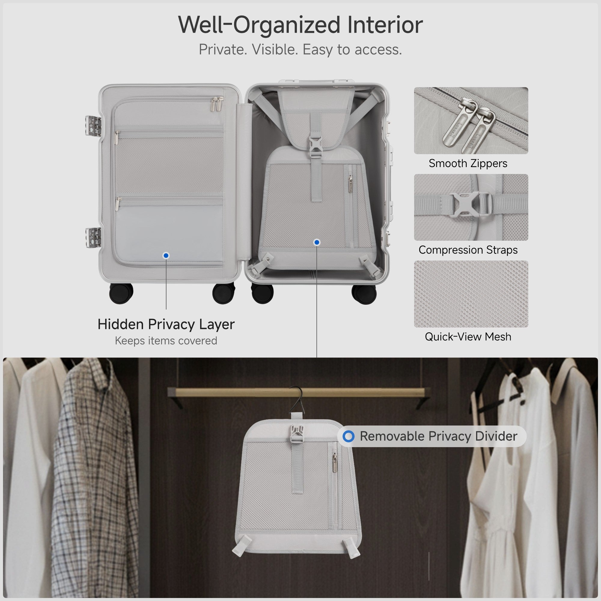 Built with reinforced lock housings that resist bumps and drops, keeping your belongings secure—even during rough handling. #color_white_blue