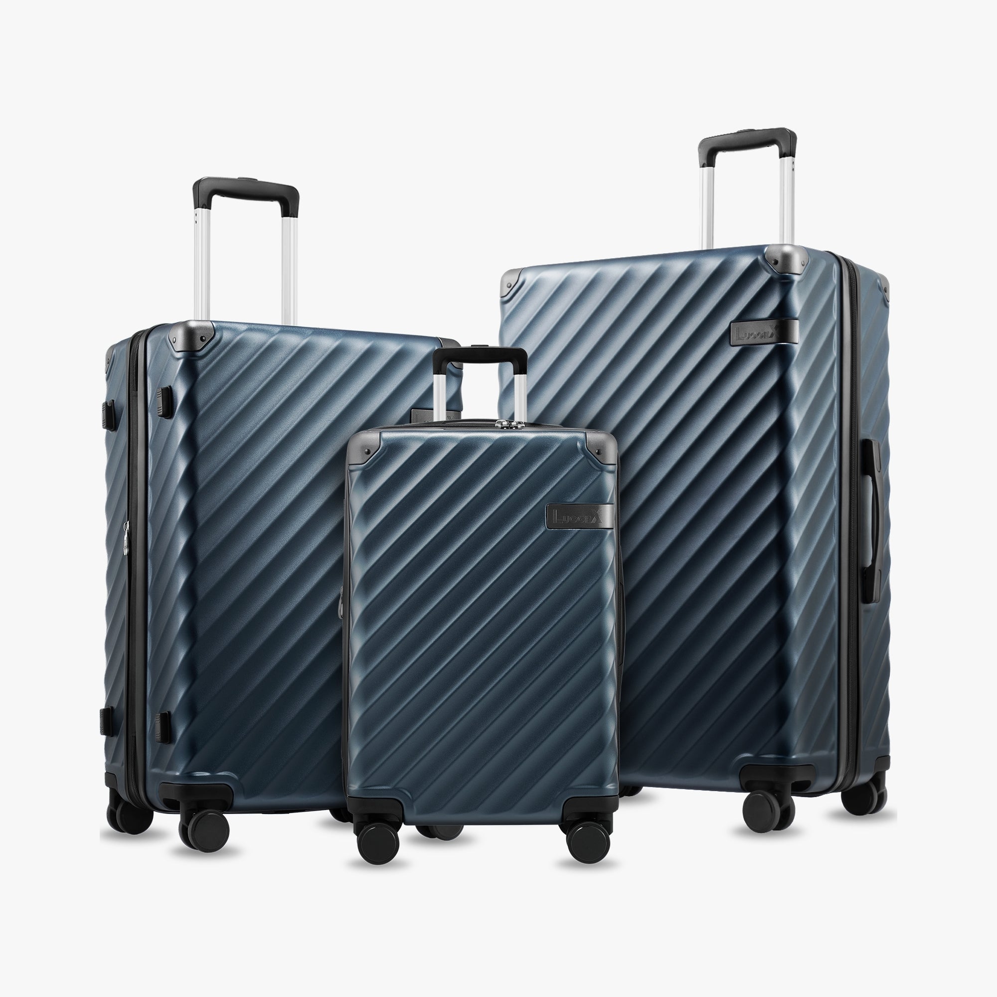 # Expandable Luggage Set (2048) SET 20 24 28 IN Navy Carry On 2148_1x-2 #color_navy