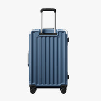 LUGGEX 24-inch aluminum frame carry-on luggage suitcase with TSA lock and spinner wheels  
