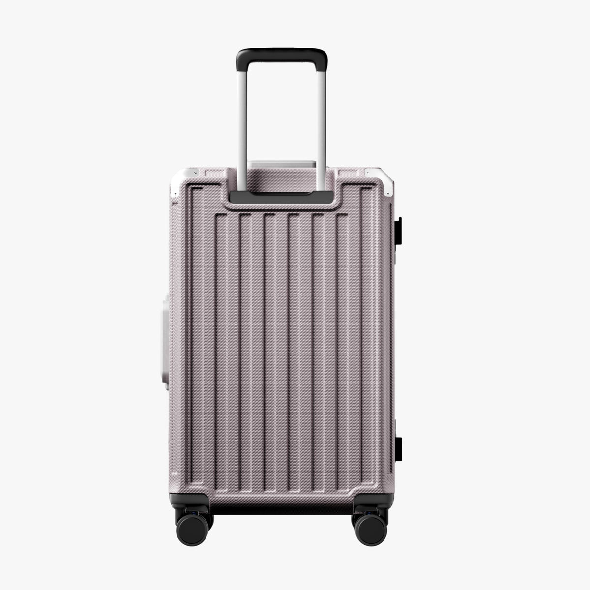 LUGGEX aluminum frame luggage suitcase set, 20-inch carry-on and 28-inch checked luggage with TSA lock and spinner wheels
