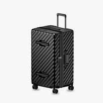 LUGGEX 30-inch expandable trunk check-in suitcase with a durable zippered design, offering extra packing capacity and stable rolling for long-haul and extended travel.

#30-inch expandable trunk check-in suitcase with zippered closure, reinforced shell, and four spinner wheels for long trips