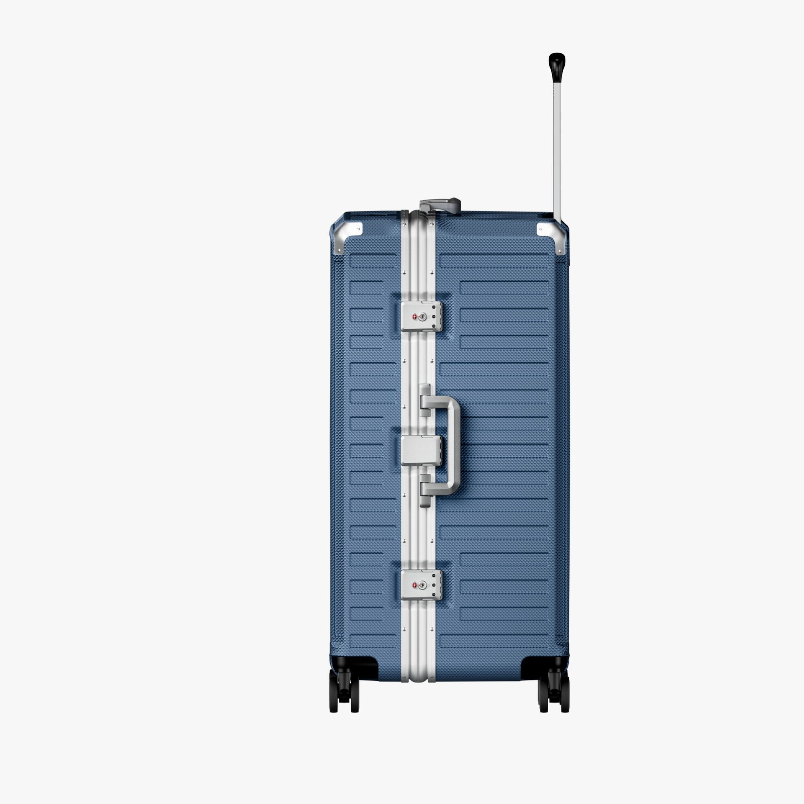 100% polycarbonate hard shell, and reinforced aluminum frame for durable protection and long-term travel use. 