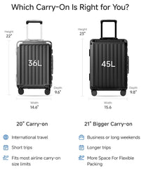 100% polycarbonate hard shell, and reinforced aluminum frame for durable protection and long-term travel use. #LUGGEX zipperless bigger carry-on suitcase with front-open design, 100% polycarbonate hard shell, and aluminum frame for durable, secure, and easy-access travel. #color_olive_green  #show