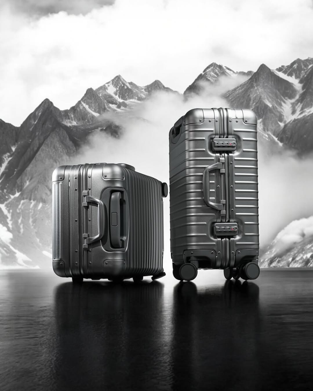 LUGGEX Aluminum Carry-On | Zipperless & TSA Lock (20 Inch)