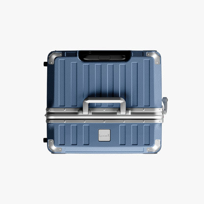 100% polycarbonate hard shell, and reinforced aluminum frame for durable protection and long-term travel use. 