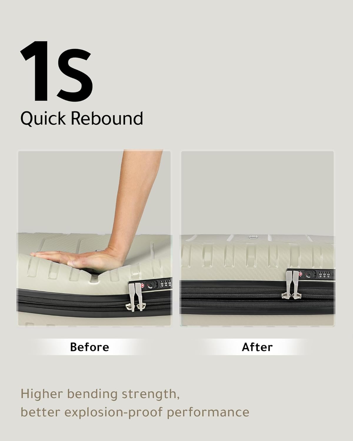 LUGGEX Lightweight Carry On | Expandable, Effortless Elegance, High Bounce (20 Inch)