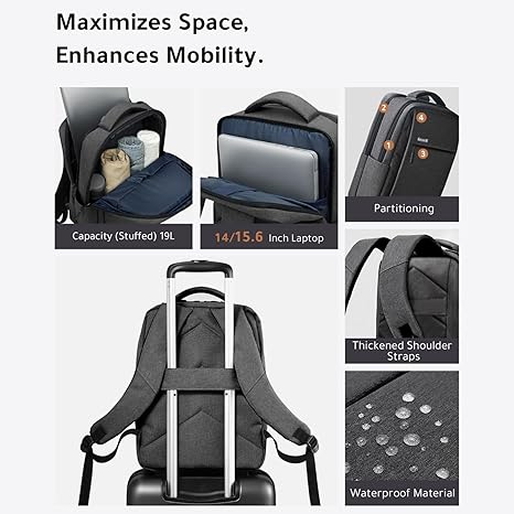 LUGGEX UrbanPro Backpack | Lightweight & 14-Inch Laptop Optimized