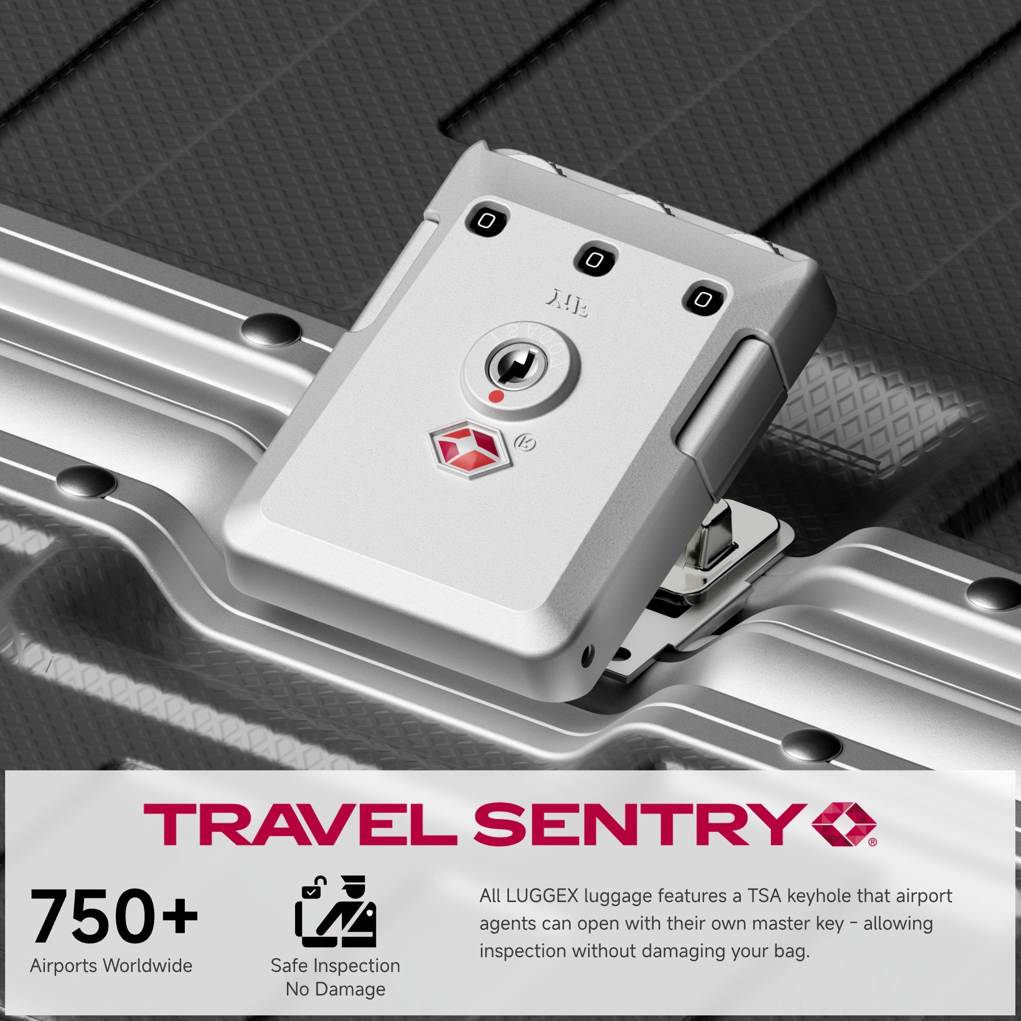 Built with reinforced lock housings that resist bumps and drops, keeping your belongings secure—even during rough handling. #show #color_charcoal