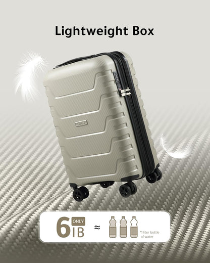 LUGGEX Lightweight Carry On | Expandable, Effortless Elegance, High Bounce (20 Inch)
