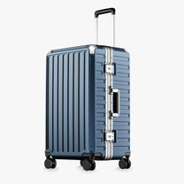 100% polycarbonate hard shell, and reinforced aluminum frame for durable protection and long-term travel use. 