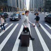 100% polycarbonate hard shell, and reinforced aluminum frame for durable protection and long-term travel use. 