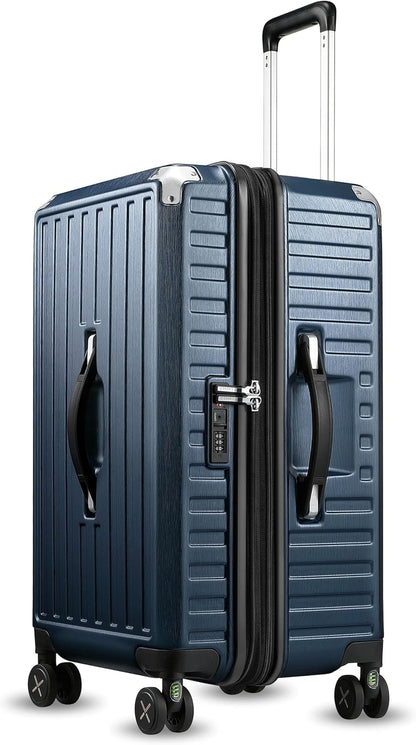 Stylish Aluminum Checked Luggage - High-Quality Fashionable Travel Essentials for Modern Explorers
