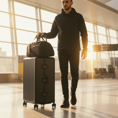 ZX Check-In 30'' Trunk | Zipperless Aluminum Frame, TSA Lock Black 9022a705161ff42b7879d88f1fd6d0e8_96291dd3-805d-452b-bbab-28c6f0f027d7