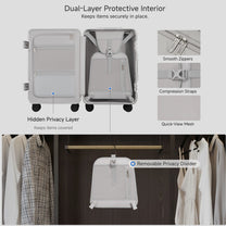 Built with reinforced lock housings that resist bumps and drops, keeping your belongings secure—even during rough handling. #show #color_charcoal