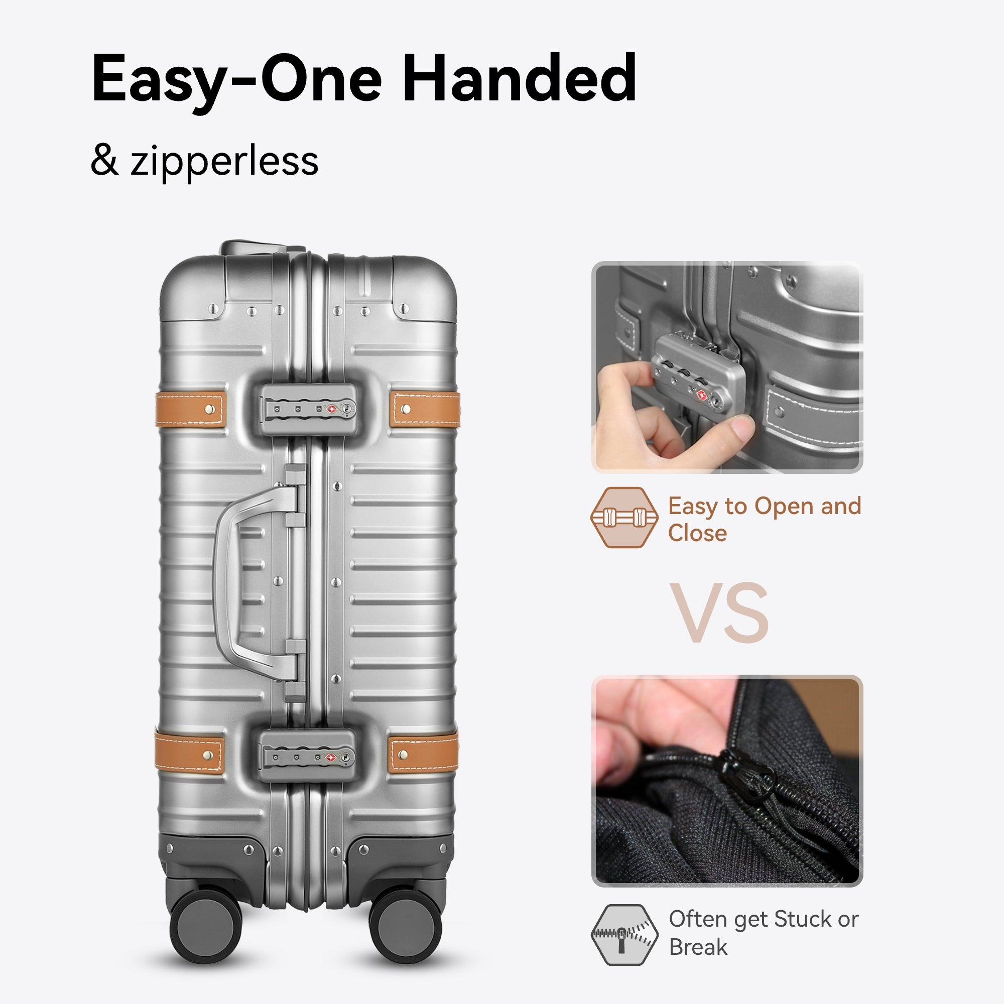 LUGGEX Aluminum Carry-On | Vintage Meets Tech, Zipperless & USB Charging Zipperless AV-GT20-_-2_2x_4b5c7170-2ba2-4986-a1cd-7b5b41cc9de6