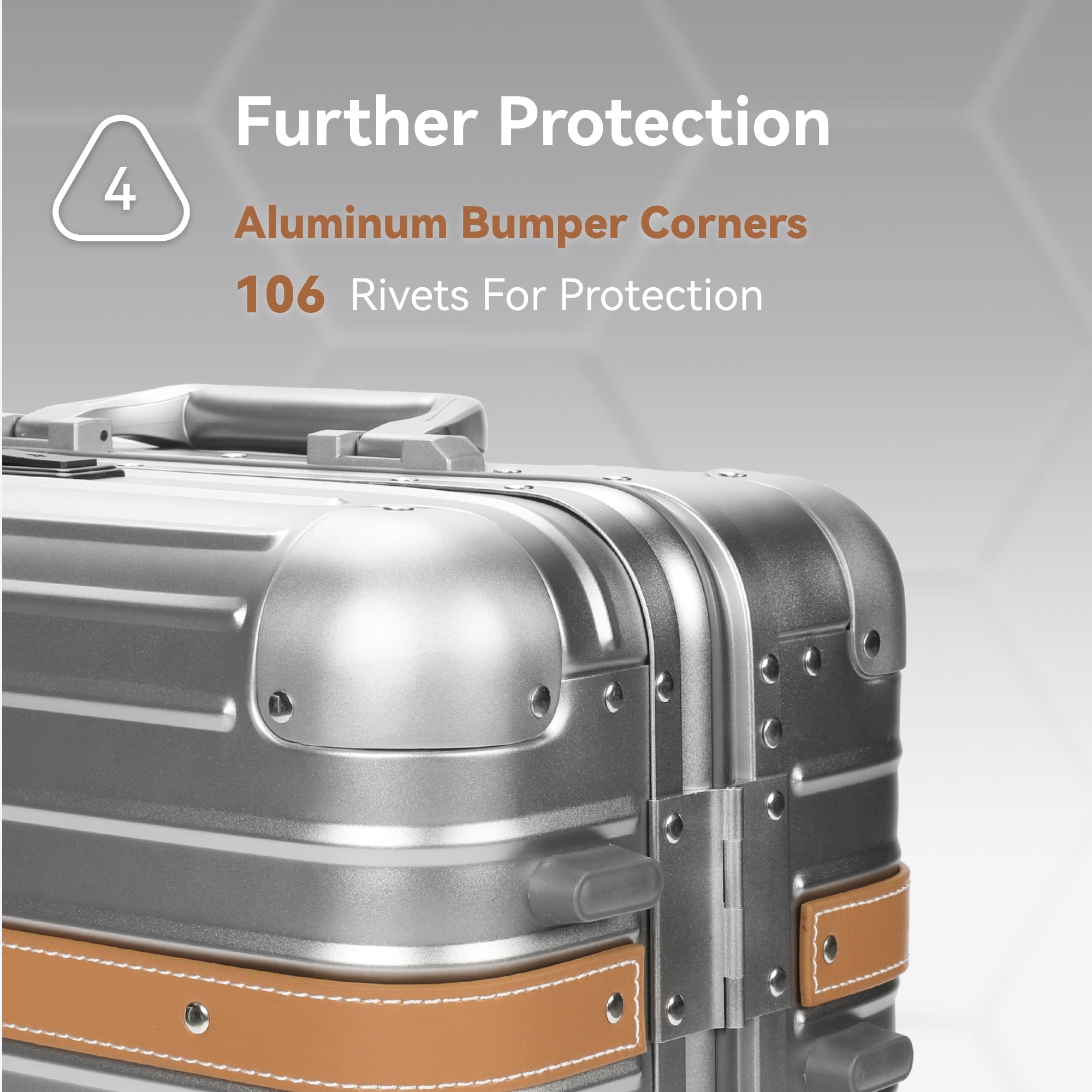 LUGGEX Aluminum Carry-On | Vintage Meets Tech, Zipperless & USB Charging Zipperless AV-GT20-_-8_2x_6115b88f-2567-44b7-9f35-4adc27fe78af