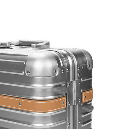 LUGGEX Aluminum Carry-On | Vintage Meets Tech, Zipperless & USB Charging Zipperless AV_Matte_Silver__1x_570bbaf2-1e85-4d40-bc0f-edf4ba7ebbf0