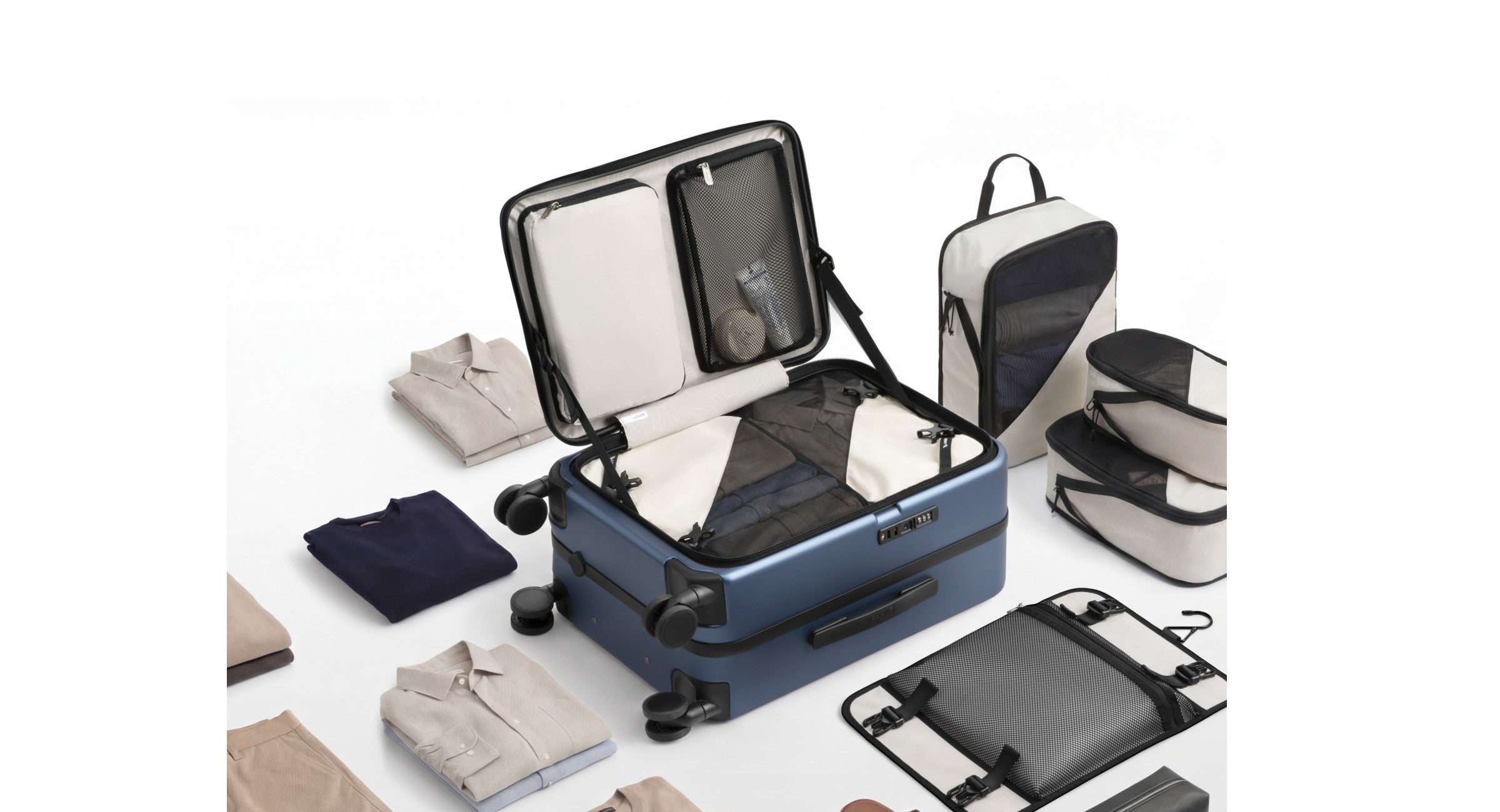 Top Open 20 Inch Carry-On Luggage | LUGGEX
