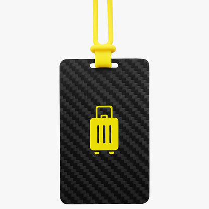 Luggex Carbon Fiber Luggage Tag for Suitcases -（1 Pack） Accessories Accessories-1