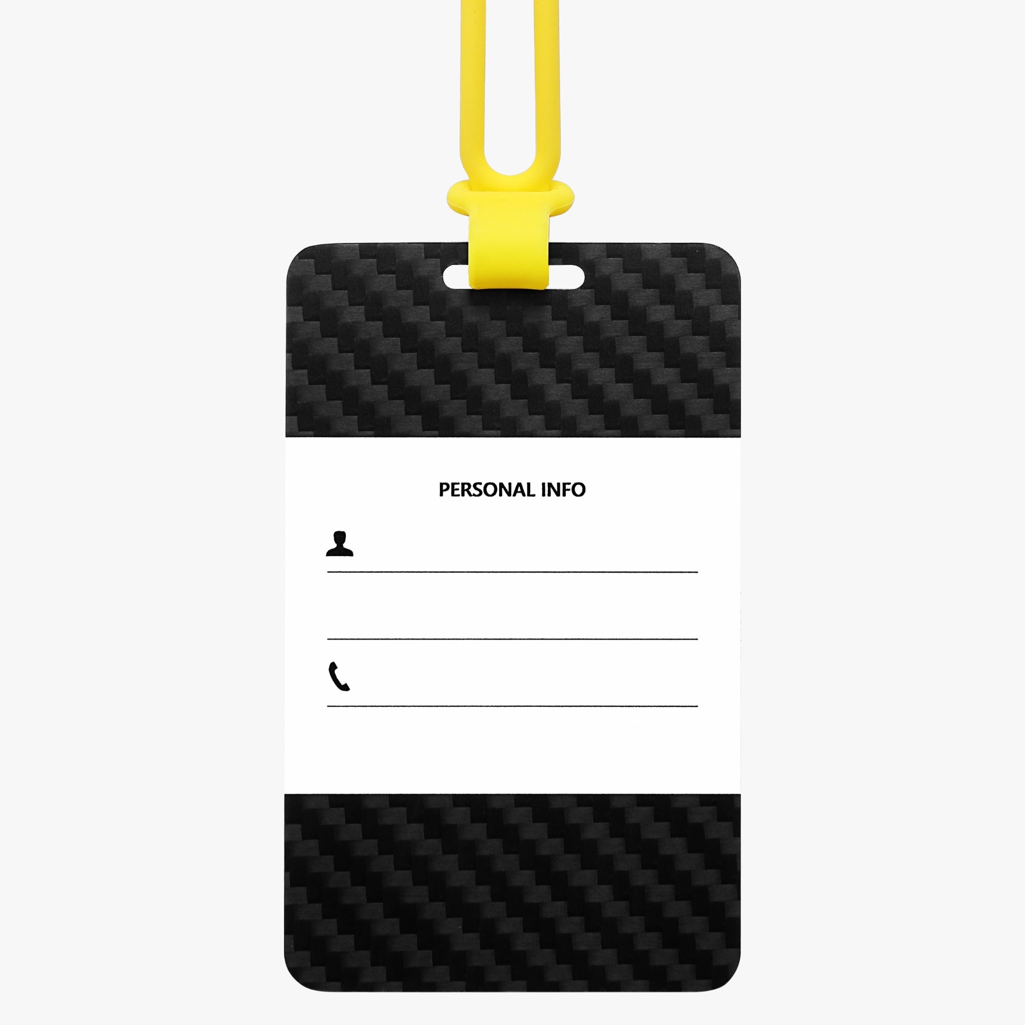 Luggex Carbon Fiber Luggage Tag for Suitcases -（1 Pack） Accessories Accessories-2