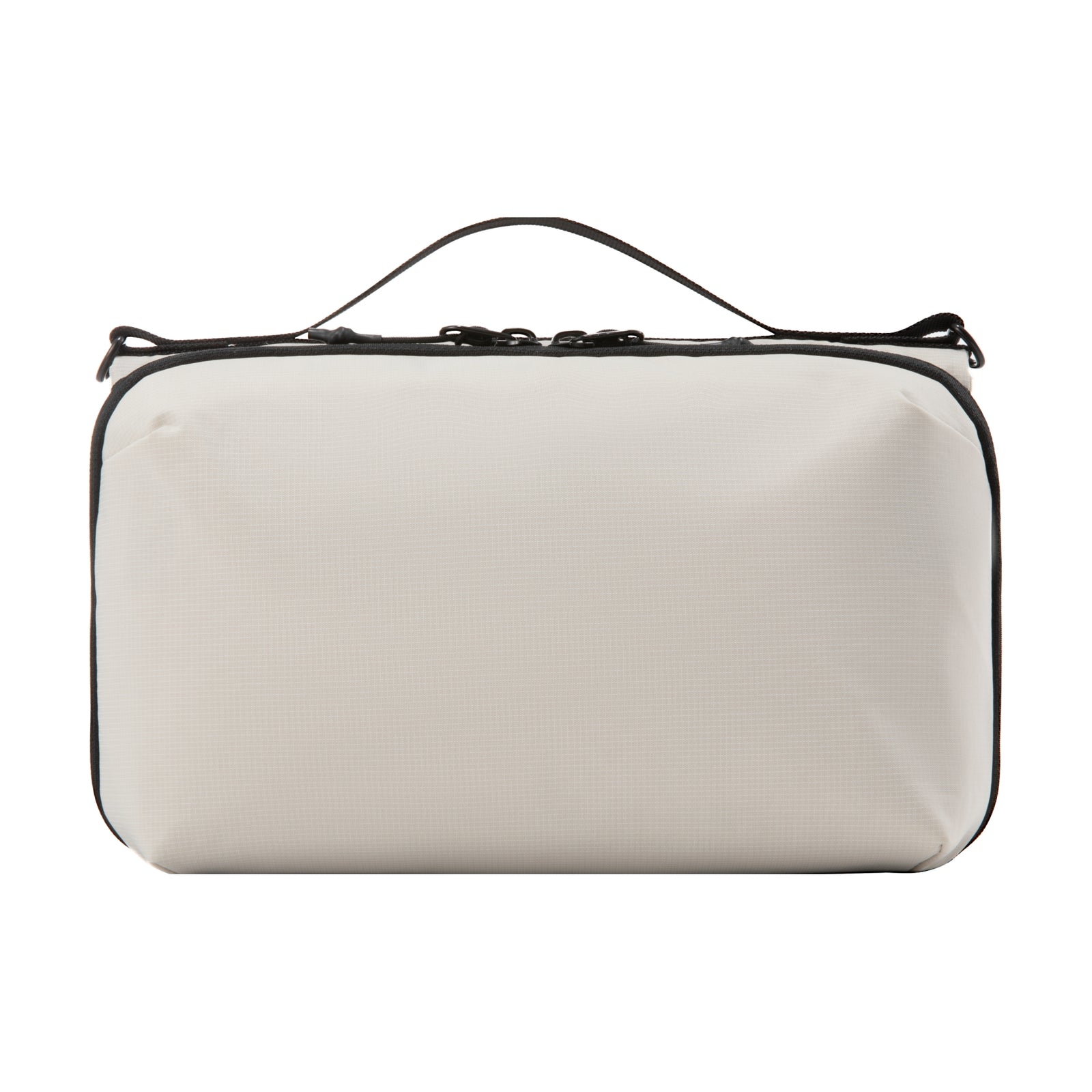 LUGGEX convertible crossbody organizer bag back view with smooth padded exterior 