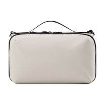 LUGGEX convertible crossbody organizer bag back view with smooth padded exterior 