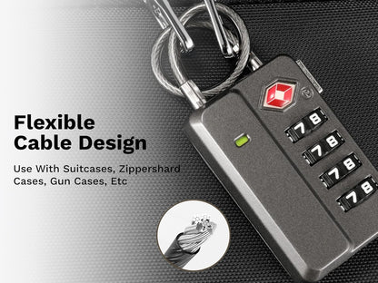 LUGGEX TSA Approved Luggage Locks | Durable Travel Accessories