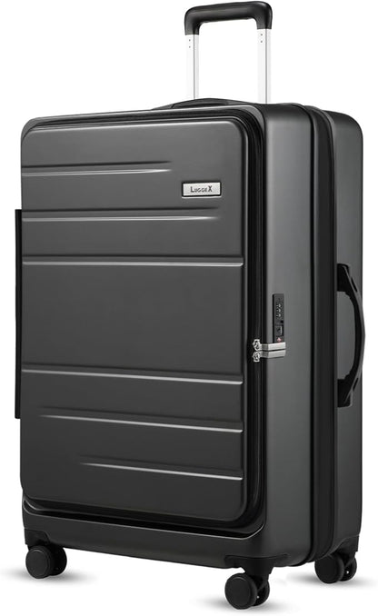 LUGGEX Expandable Luggage Set | with Laptop & USB Port (20/28)