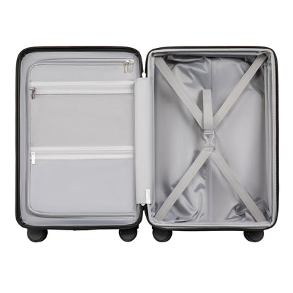 Carry-on smart interior with waterproof for easy organization

