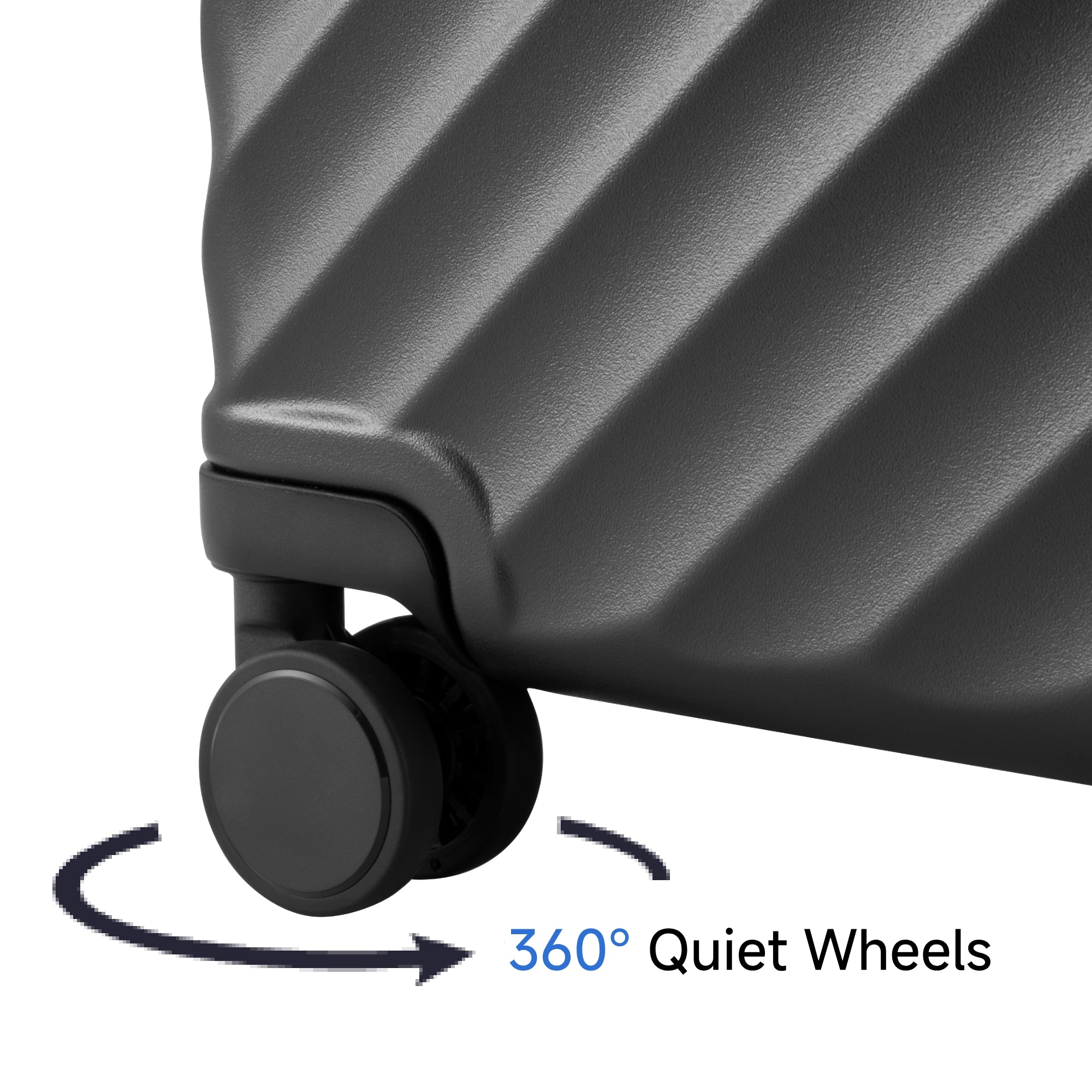 Carry-on luggage with spinner wheel
#color_charcoal #show