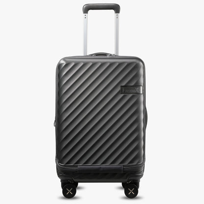 Front-open carry-on luggage front view #show