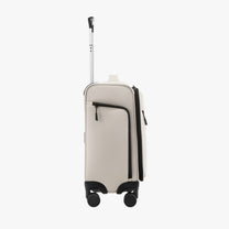 LUGGEX 16-inch underseat carry-on luggage with front pocket, lightweight travel suitcase designed to fit under airplane seats. 